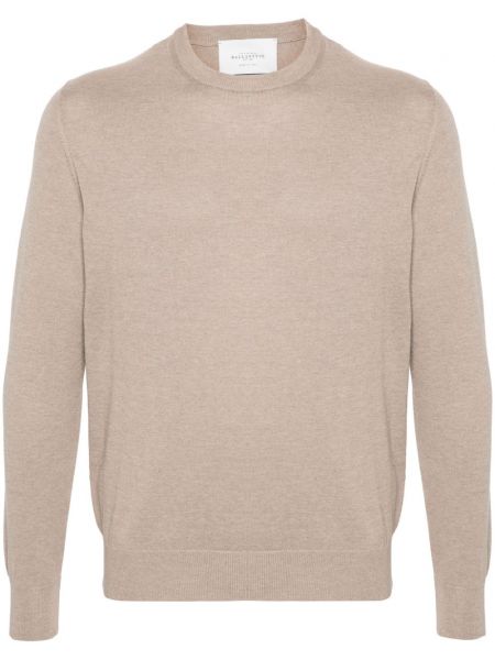 Langer pullover mit rundem ausschnitt Ballantyne beige