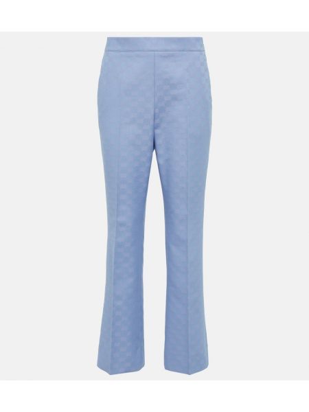 Egyenes szárú nadrág Gucci kék