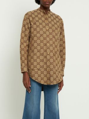 Oversize hemd Gucci