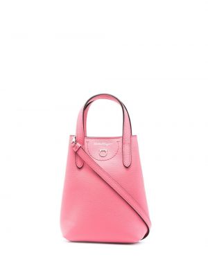 Lær mini bag Salvatore Ferragamo rosa