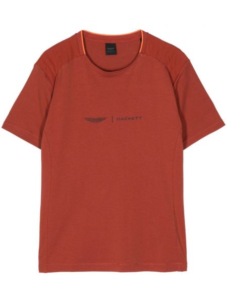 T-krekls Hackett oranžs