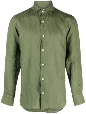 Ленена риза Mc2 Saint Barth зелено
