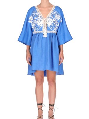 Платье Ermanno Scervino голубое