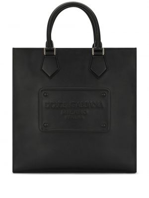 Τσάντα shopper Dolce & Gabbana μαύρο