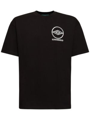 Koszulka bawełniana Umbro czarna