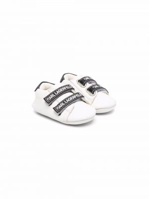 Trykt sneakers for jenter Karl Lagerfeld Kids hvit