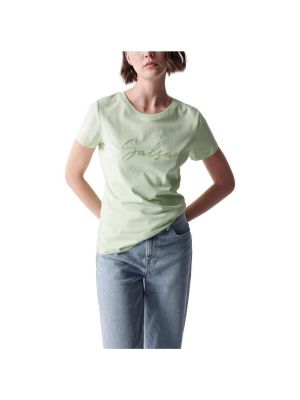 Majica kratki rukavi Salsa zelena