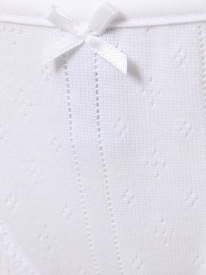 Bavlněné kalhotky string Cou Cou bílé