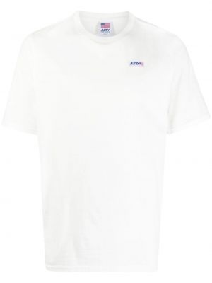 T-krekls ar apaļu kakla izgriezumu Autry balts