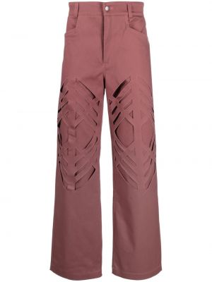 Kalhoty Av Vattev růžové