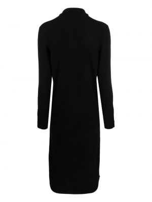 Kašmírové dlouhé šaty Simonetta Ravizza černé