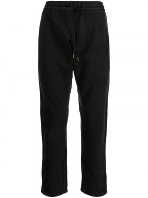 Pantalones de chándal con bordado con rayas de tigre Maharishi negro