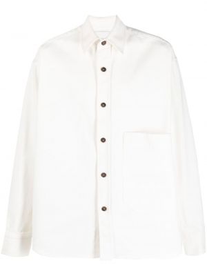 Bavlnená košeľa Studio Nicholson biela