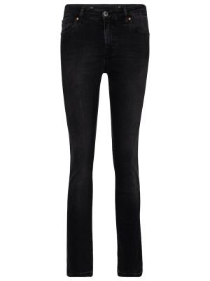 High waist straight jeans Ag Jeans schwarz