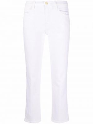 Straight leg-jeans Frame vit