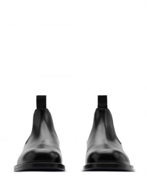 Iš natūralios odos chelsea stiliaus batai Burberry juoda