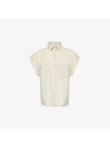 Тканая рубашка свободного кроя с накладными карманами и короткими рукавами Bella Dahl, cliffside