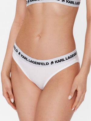 Pantaloni culotte Karl Lagerfeld bianco