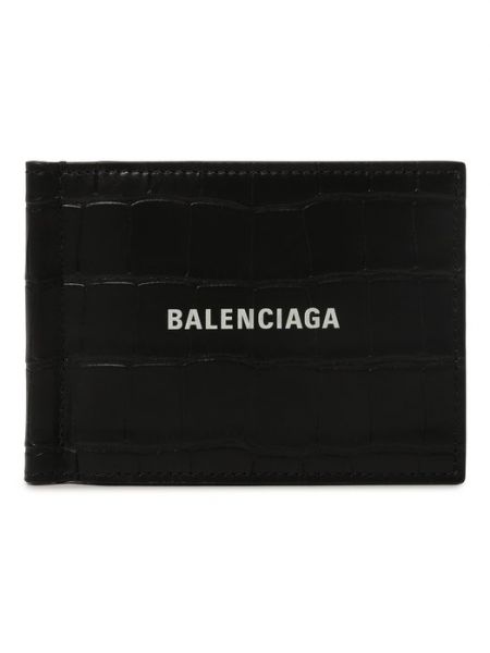 Кожаный кошелек Balenciaga черный