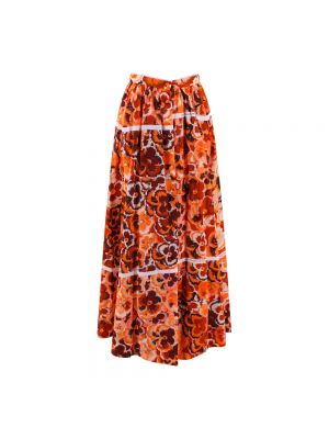 Pomarańczowa długa spódnica Vivetta