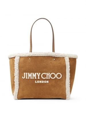 Semišová shopper kabelka Jimmy Choo