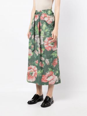 Květinové sukně Erdem zelené