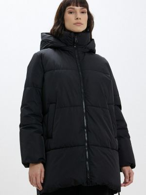 Зимнее пальто с капюшоном Calliope черное