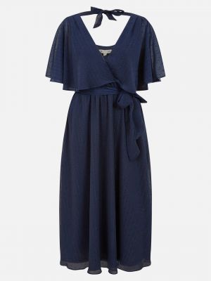 Платье миди Yumi синее