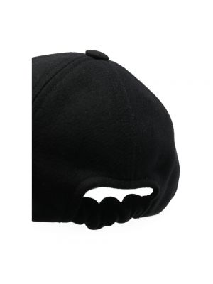 Gorra con bordado de lana Patou negro