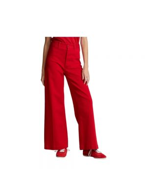 Spodnie klasyczne Polo Ralph Lauren czerwone