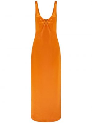 Saténové šaty Anna Quan oranžová