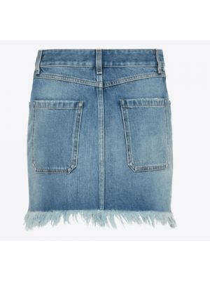 Spódnica jeansowa z wysoką talią Fendi