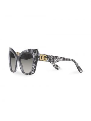 Spitzen sonnenbrille mit print Dolce & Gabbana Eyewear