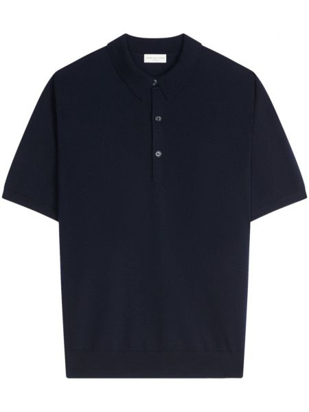 Poloshirt Dries Van Noten blå