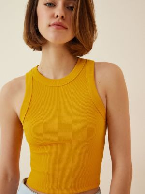 Bluză tricotate Happiness İstanbul galben