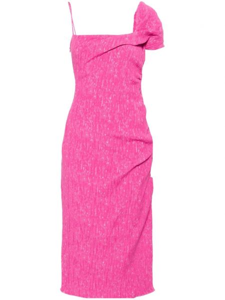 Μίντι φόρεμα Stine Goya ροζ