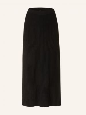 Dzianinowa spódnica z kaszmiru 360cashmere czarna