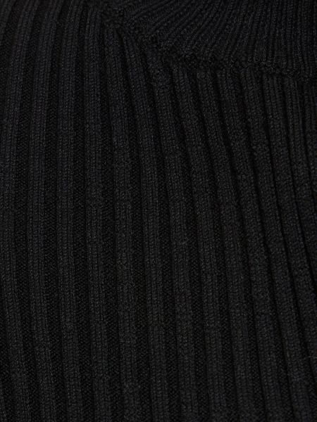 Body en tricot avec manches longues Y/project noir