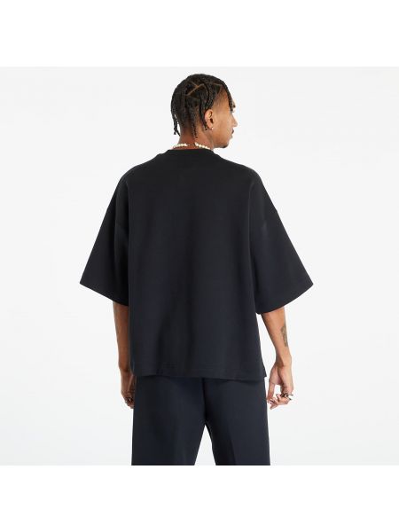 Fleece fleece πουκάμισο με κοντό μανίκι Nike μαύρο