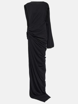 Robe longue en coton Rick Owens noir