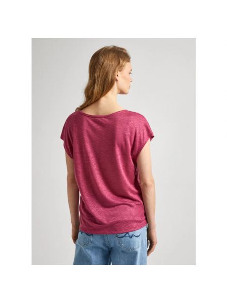 Koszulka Pepe Jeans różowa