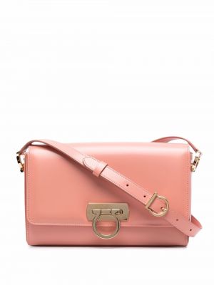 Crossbody väska Ferragamo rosa