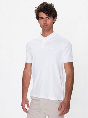 Polo marškinėliai Calvin Klein balta