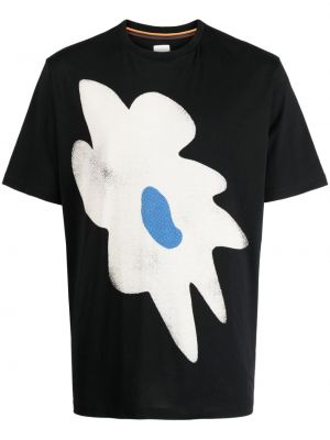 Geblümte t-shirt aus baumwoll mit print Paul Smith