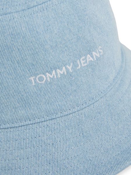 Pălărie din bumbac Tommy Jeans albastru
