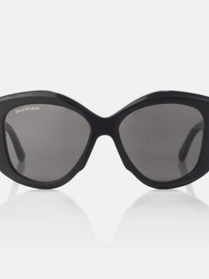 Okulary przeciwsłoneczne oversize Balenciaga czarne