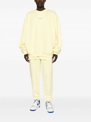 Einfarbiger sweatshirt aus baumwoll Monochrome gelb
