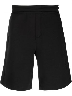 Shorts de sport en coton Calvin Klein noir