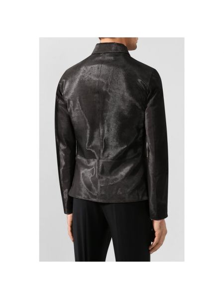 Кожаная куртка Giorgio Armani коричневая