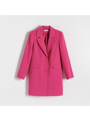 Poliészter viszkóz kabát Reserved - piros